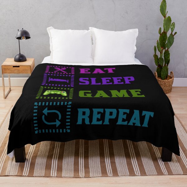 Item preview, Eat Sleep Game Repeat designed and sold by UglyBoyDesign.
