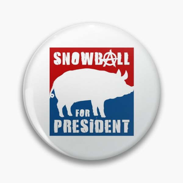 Item preview, Orwell - Animal Farm - Snowball for President designed and sold by IfDesignGroup.