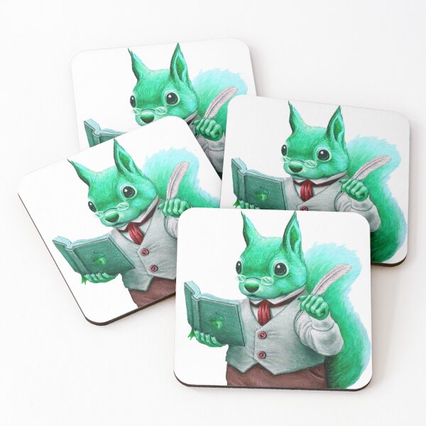 Item preview, Poet laureate squirrel - Art designed and sold by LukjanovArt.