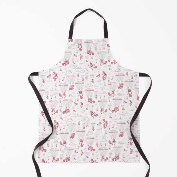 Item preview, Parachuting Beavers Free Fallin'—Red designed and sold by Crooked & Beautiful .