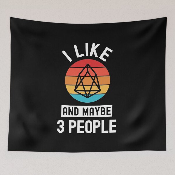Item preview, EOS Crypto, EOS, Cryptocurrency, I Like EOS, And Maybe 3 People  designed and sold by Cafecreative.
