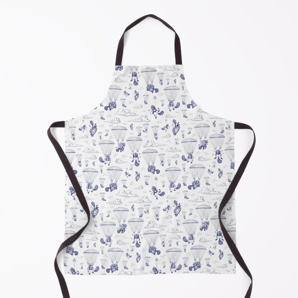 Item preview, Parachuting Beavers Free Fallin'—Blue designed and sold by Crooked & Beautiful .