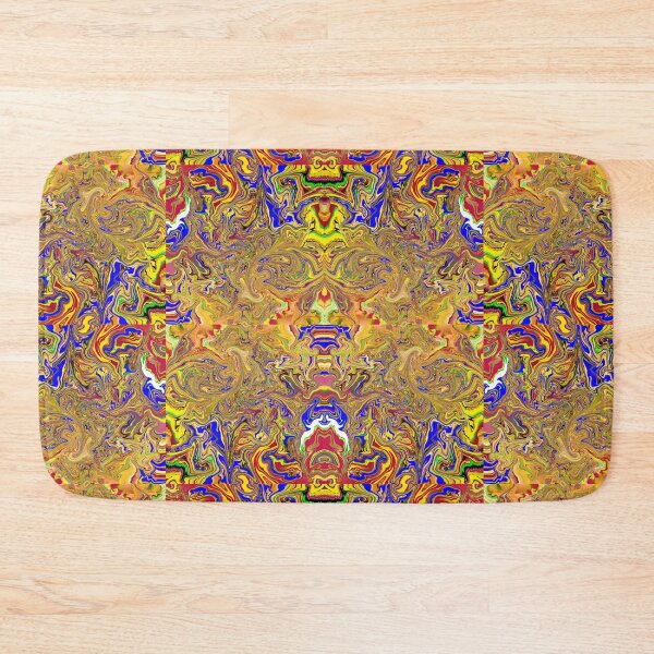 Item preview, Yellow batik art abstract designed and sold by tintingouw.