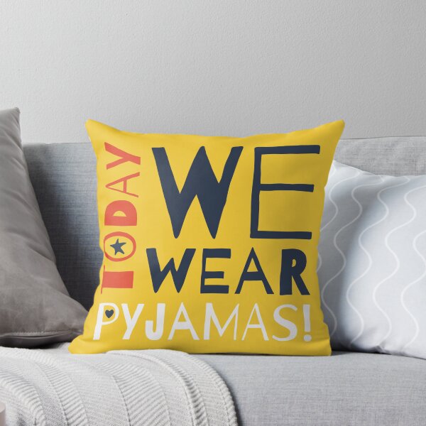 Item preview, Today We Wear Pyjamas! Yellow designed and sold by StudioWibblee.