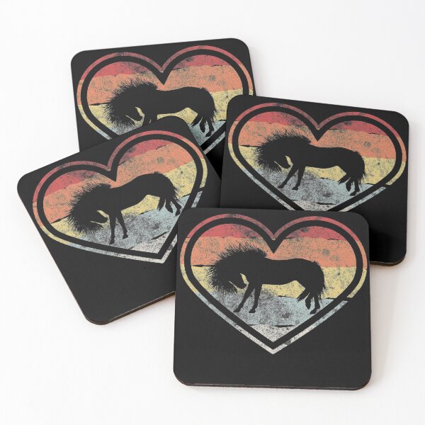 Artikelvorschau, Retro Vintage Pferde Herz Geschenk entworfen und verkauft von Jelisandie.