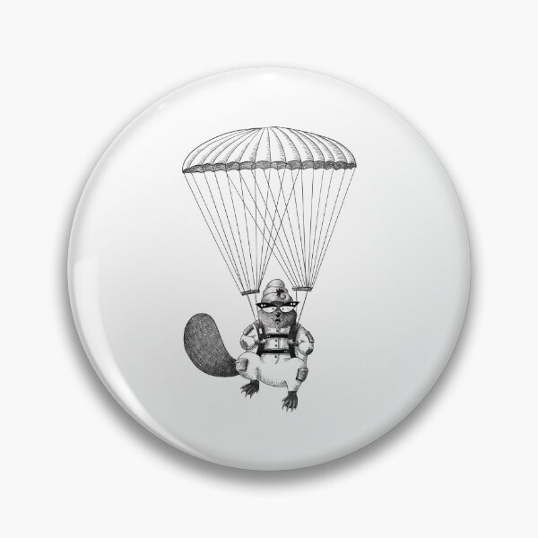 Item preview, Parachuting Beaver #2 designed and sold by Crooked & Beautiful .