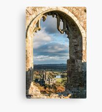 Margam Castle, viewed from Hen Eglwys Chapel,South Wales Canvas Print