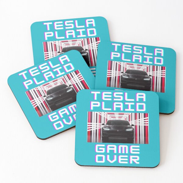 Item preview, Tesla Plaid Game Over designed and sold by wildwesdesigns.