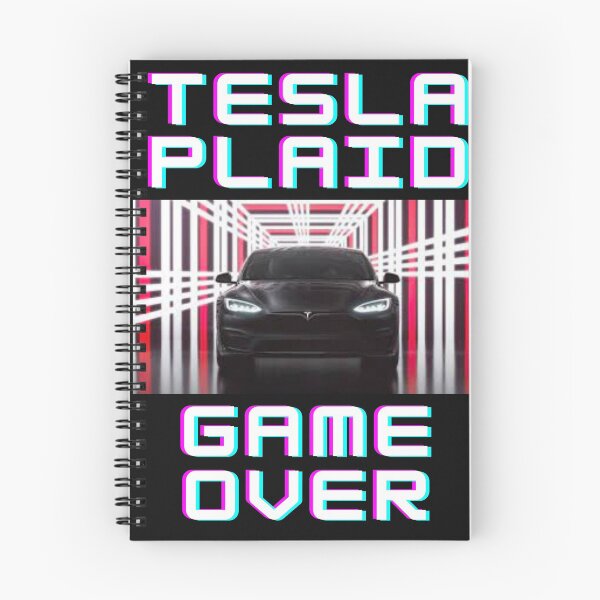 Item preview, Tesla Plaid Game Over designed and sold by wildwesdesigns.