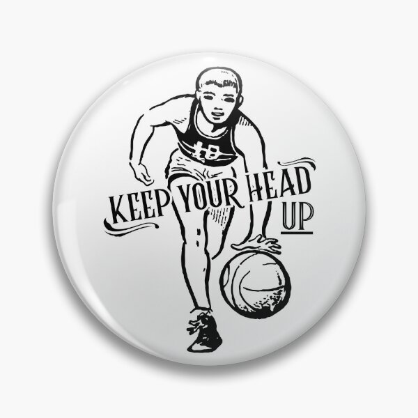 Item preview, Keep Your Head Up Basketball Motivational designed and sold by Milizabeth.