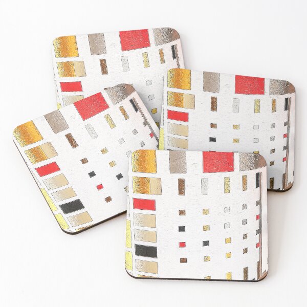 Artikelvorschau, Quantium Travel Architectural Abstract Design - Gold, Türkis, Rot, Pink, Lila, Gelb entworfen und verkauft von SpArtk.