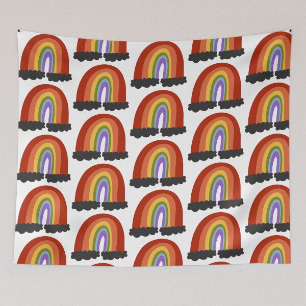 Item preview, Cute Rainbow Black Clouds designed and sold by GillianMeilin.