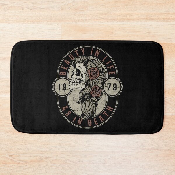 Item preview, Beauty in Life As in Death, Traditional Tattoo, Old School, Skull & Roses designed and sold by Proverbial Wisdom Design.