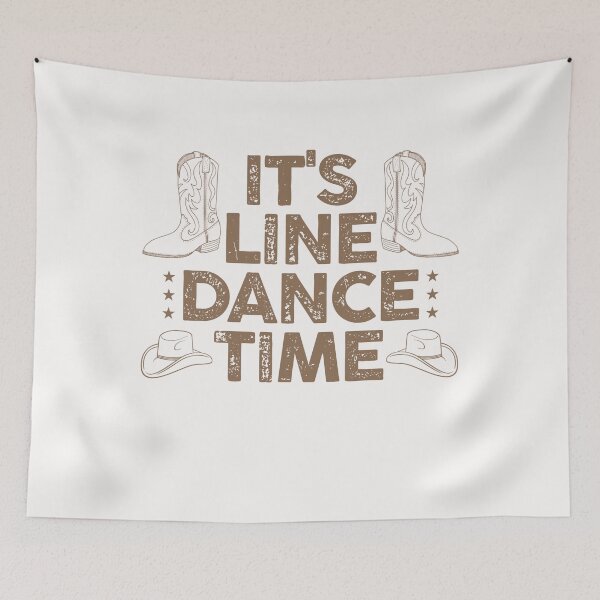 Item preview, It's Line Dance Time T-shirt,Funny Line Dance Quote Dance Cool For Line Dancing  designed and sold by Djikou.