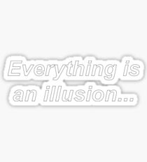 White Illusion Sticker