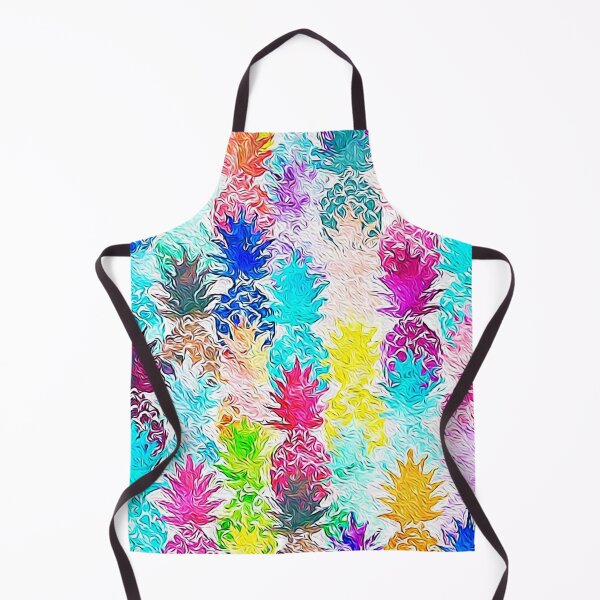 Item preview, Pineapple  Abstract Design Primitive motif threads - Gold, Turquoise, Red, Pink, Purple, Yellow  designed and sold by SpArtk.