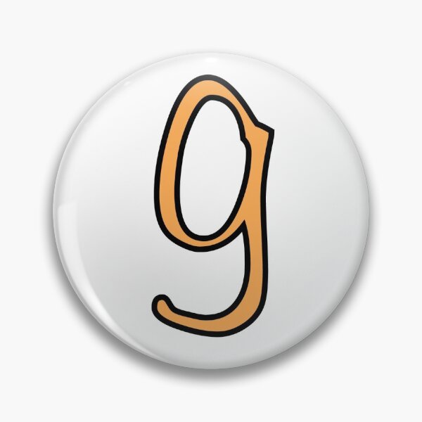 Item preview, Marigold lowercase letter g designed and sold by UrsulaFashion.