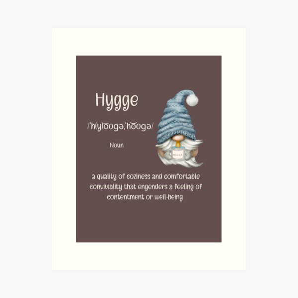 Item preview, What is Hygge? Definition of Hygge- Gnome hygge candle light comfort designed and sold by Mumzy2many.