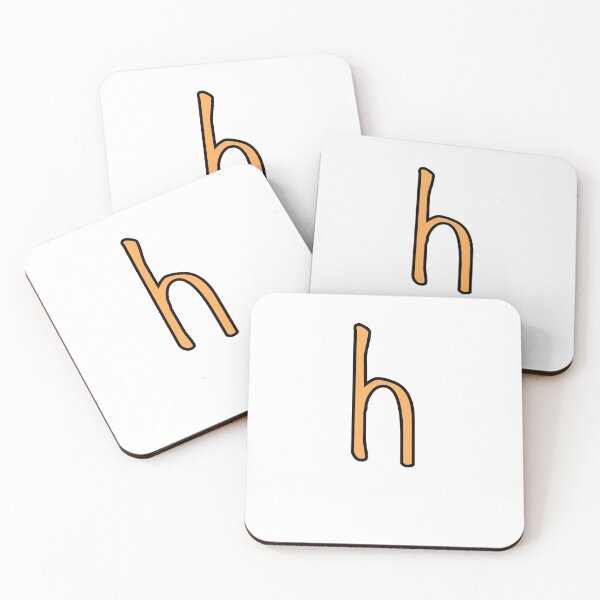 Item preview, Marigold lowercase letter h designed and sold by UrsulaFashion.