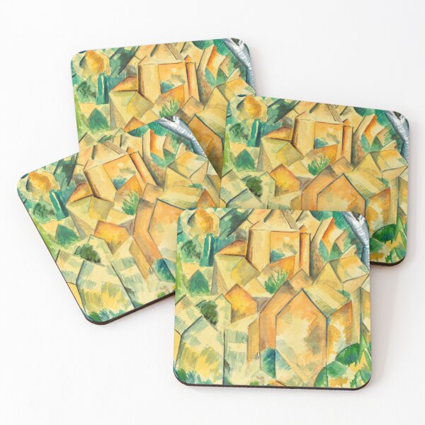 Item preview, Cubic Village Abstract Design Primitive motif threads - Gold, Turquoise,  green, Yellow  designed and sold by SpArtk.