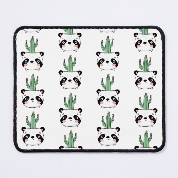 Item preview, Cute Panda Cactus Pot designed and sold by Patty Doublet Photography.