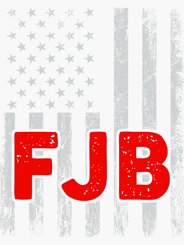 "FBJ Flag" Sticker by FreeSpeechArmy | Redbubble