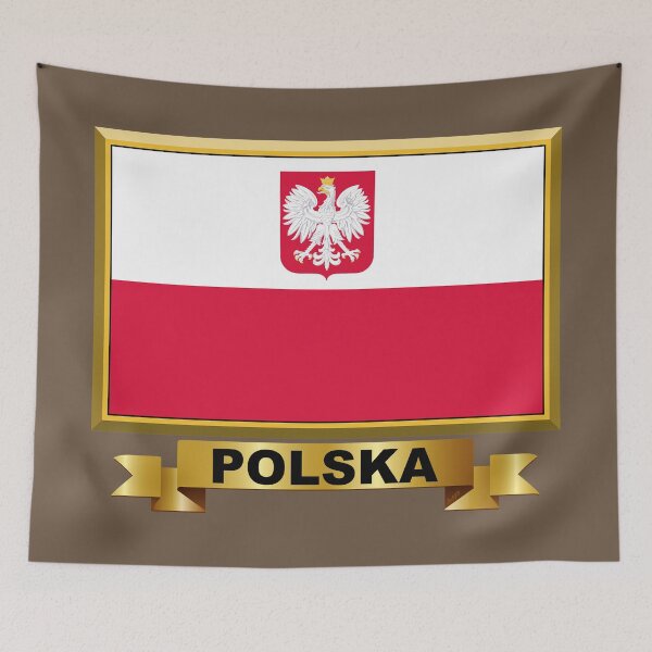 Item preview, POLISH State Flag Gifts, Masks, Stickers & Products (3) designed and sold by mpodger.