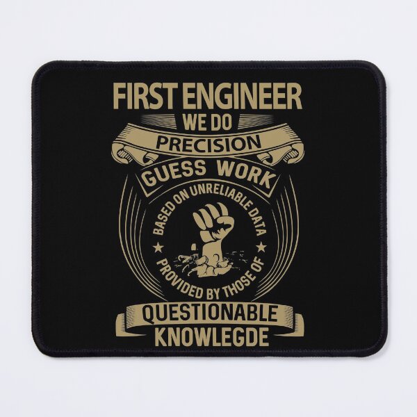 Item preview, First Engineer T Shirt - We Do Precision Job Gift Item Tee designed and sold by paneczkopat.