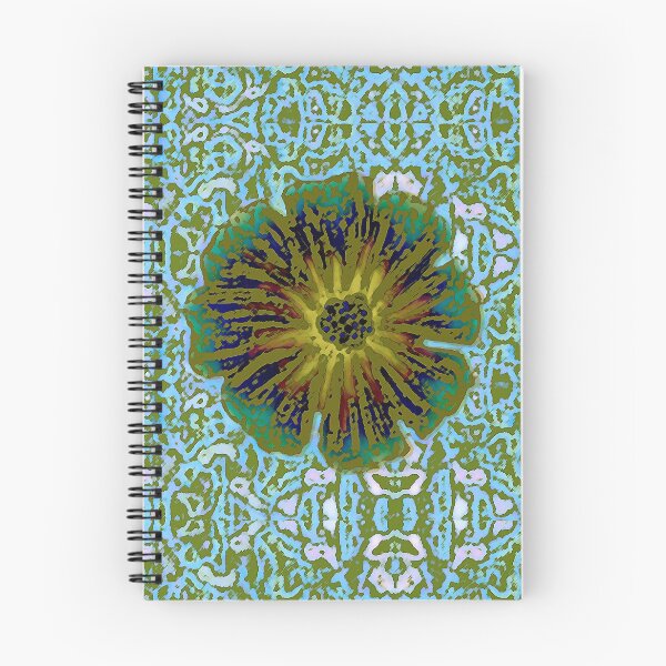 Artikelvorschau, YEMAYA Olivgrün/Petrol Blumenbatik entworfen und verkauft von ZENDYtechSTYLE.