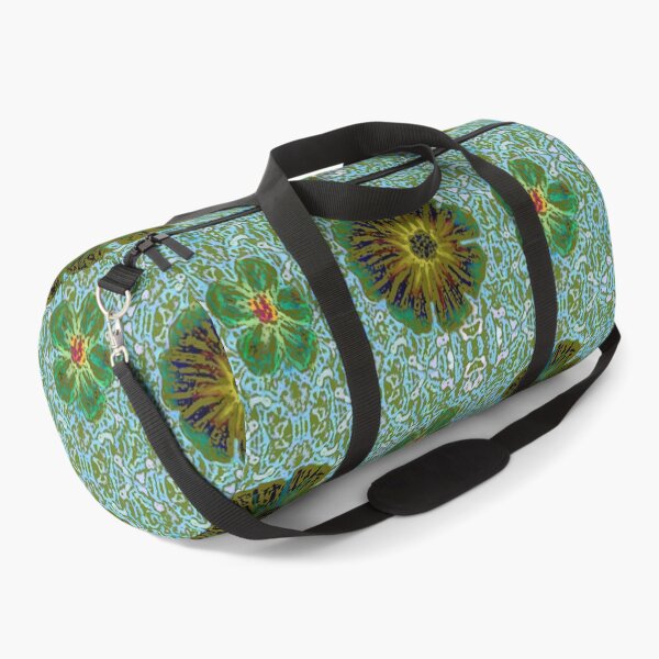 Item preview, YEMAYA Olive/Teal Floral Batik designed and sold by ZENDYtechSTYLE.