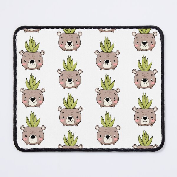 Item preview, Cute Bear Cactus Pot designed and sold by Patty Doublet Photography.