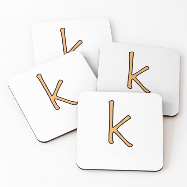 Item preview, Marigold lowercase letter k designed and sold by UrsulaFashion.