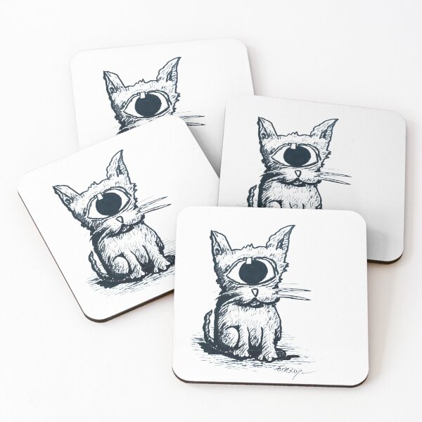 Item preview, The one eye love kitty designed and sold by Iartjeremy.