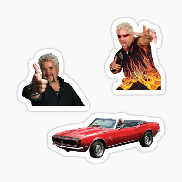 Item preview, guy fieri sticker pack designed and sold by PigSucculent.