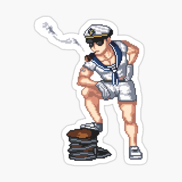 Artikel-Vorschau von Chris Redfield Pixel Art, designt und verkauft von AlleenasPixels.