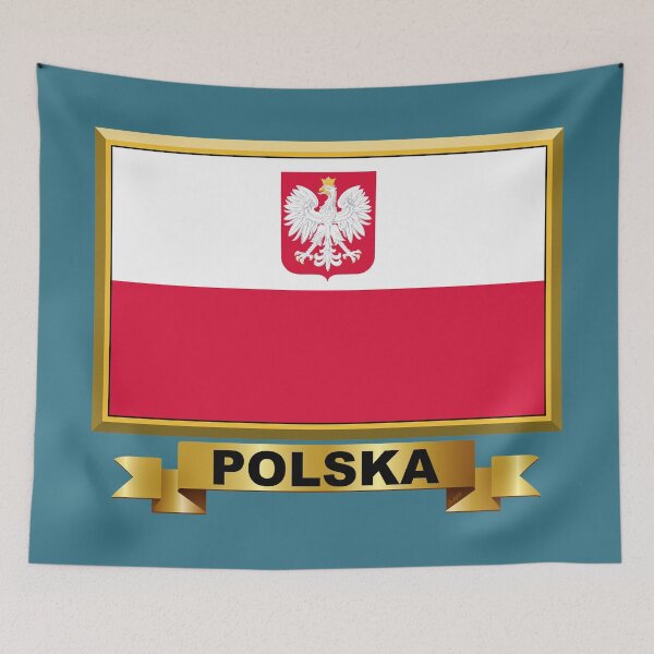 Item preview, POLISH State Flag Gifts, Masks, Stickers & Products (4) designed and sold by mpodger.