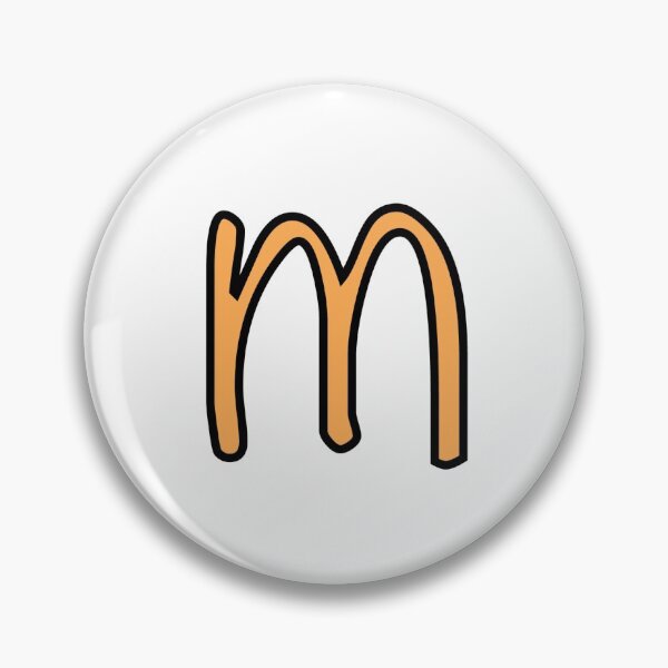 Item preview, Marigold lowercase letter m designed and sold by UrsulaFashion.