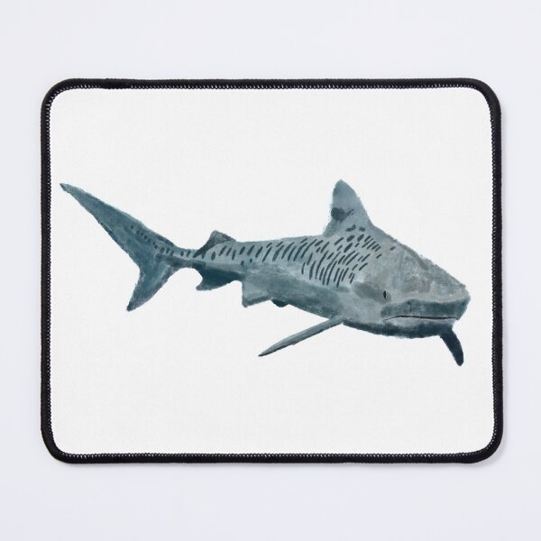 Item preview, Tiger shark illustration designed and sold by TheNewAmericana.