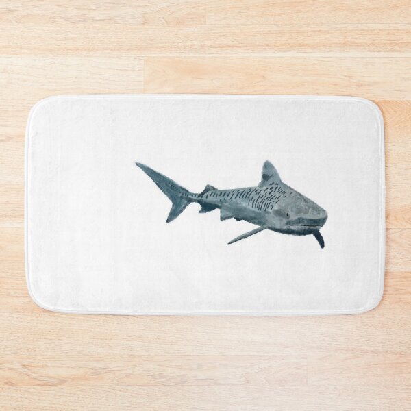 Item preview, Tiger shark illustration designed and sold by TheNewAmericana.