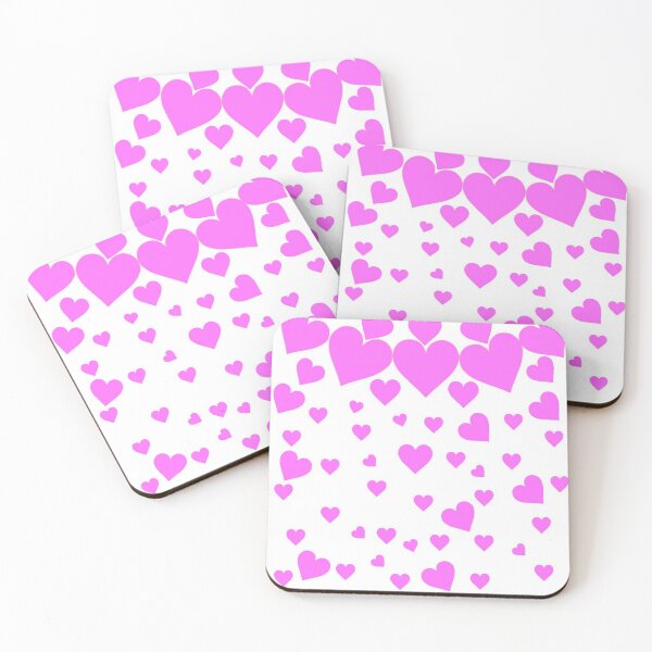 Item preview, PINK VALENTINE PINK HEARTS ABSTRACT PATTERNS ART designed and sold by sharlesart.