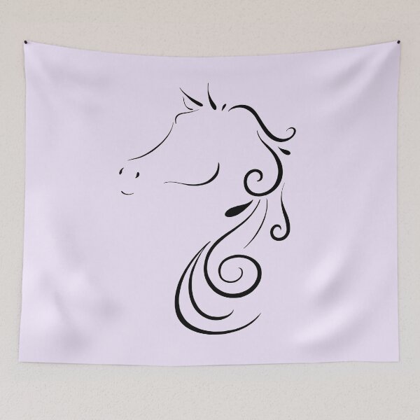Item preview, Elegant Horse Outline designed and sold by Lady-Lilac.