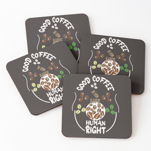 Item preview,  Good coffee and reading are human right designed and sold by fatydesignspace.