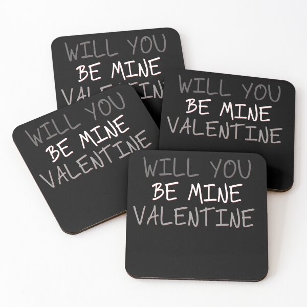 Item preview, Will you be mine valentine (white) designed and sold by HeavyBurden.