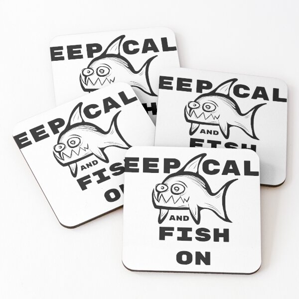 Item preview, Keep calm and fish on designed and sold by Ishtamari.