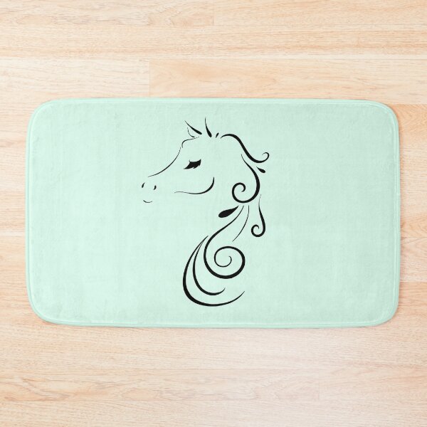 Item preview, Elegant Horse Outline With Eyelashes designed and sold by Lady-Lilac.