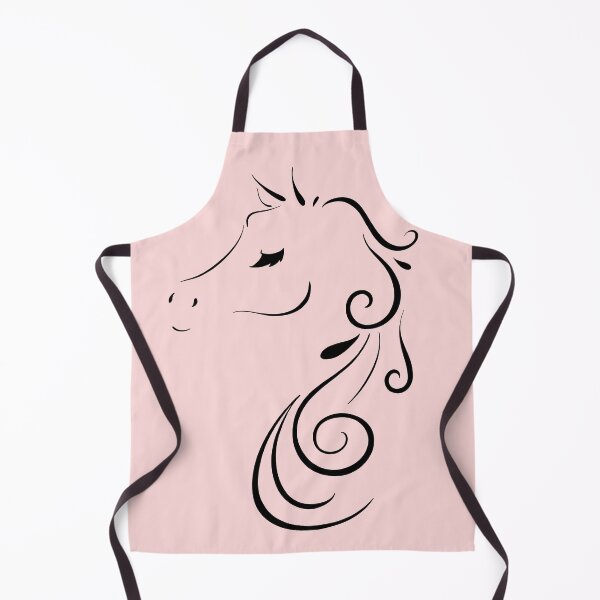 Item preview, Elegant Horse Outline With Eyelashes designed and sold by Lady-Lilac.