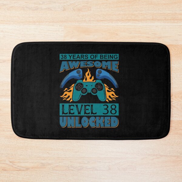 Item preview, 38 Years Of Being Awesome Level 38 Unlocked designed and sold by UglyBoyDesign.