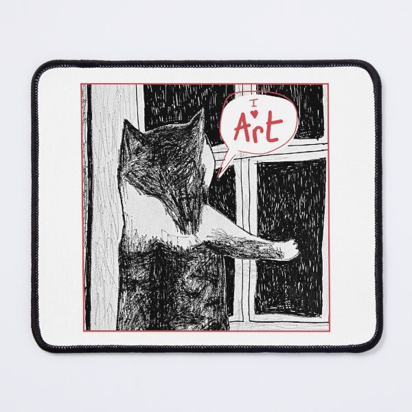Item preview, Cat hearts art designed and sold by MelissaChalhoub.