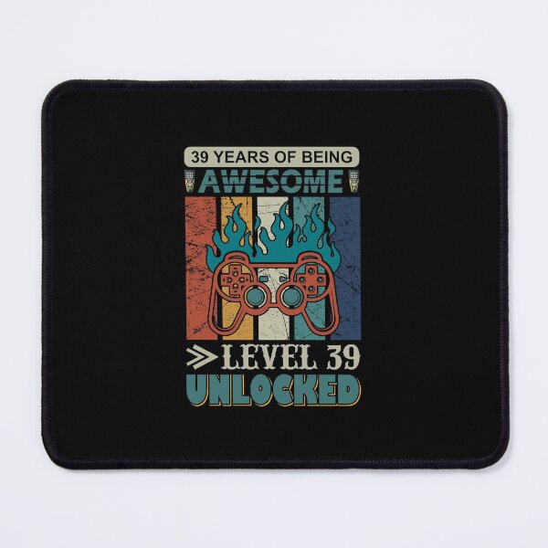 Item preview, 39 Years Of Being Awesome Level 39 Unlocked designed and sold by UglyBoyDesign.