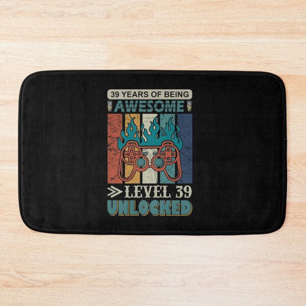 Item preview, 39 Years Of Being Awesome Level 39 Unlocked designed and sold by UglyBoyDesign.